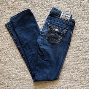True Religion Straight Jeans, Size 26